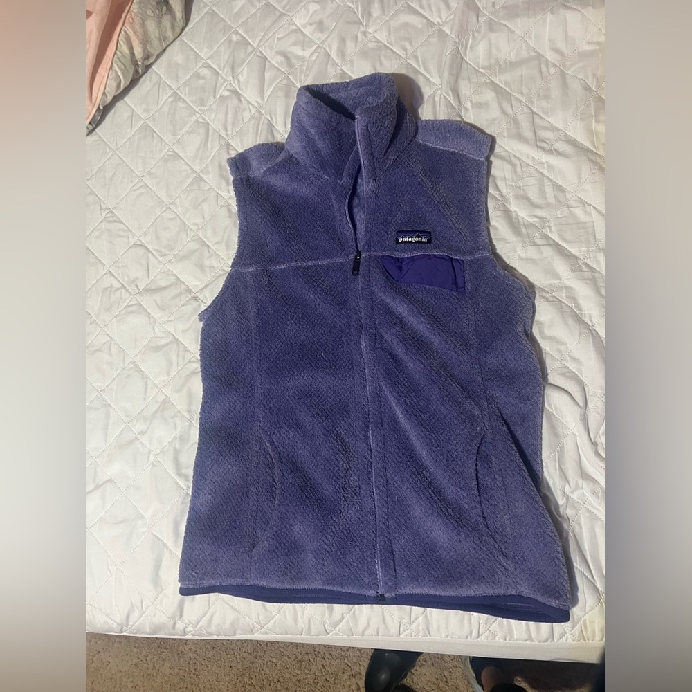 Patagonia Purple Fleece Vest - Size M (Women)